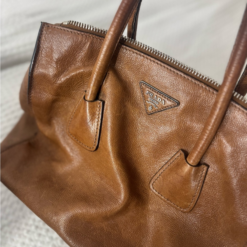 Prada Brown Leather Women's Bag